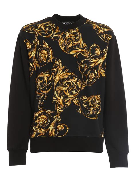 felpa versace uomp|Felpa Versace Jeans Couture in cotone stampato .